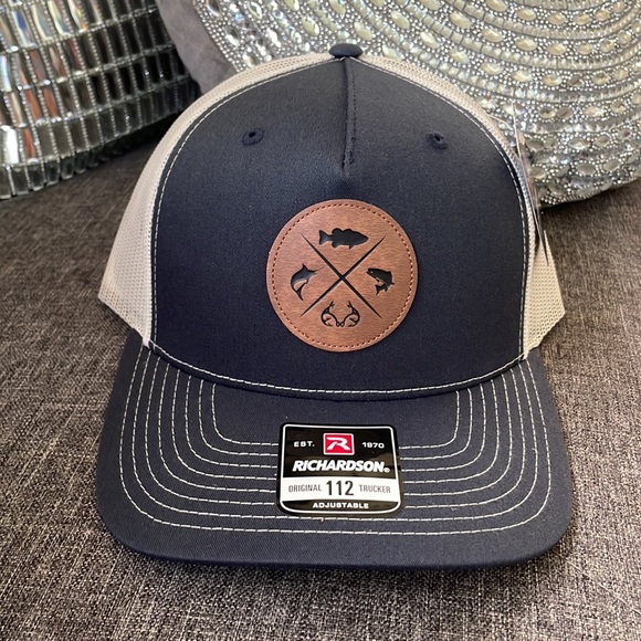 REAL TREE FISHING Logo Hat Richardson Adjustable Snap Back. - Picture 7 of 7